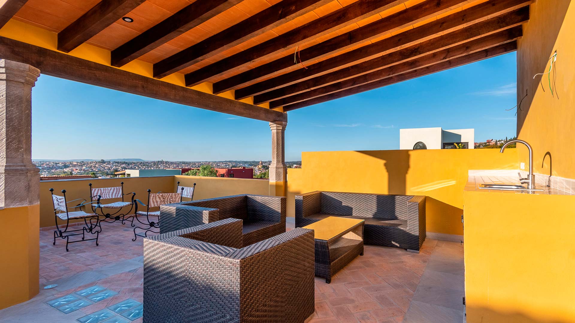 Vistas espectaculares ciudad colonial mexicana